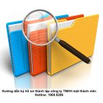 Hướng dẫn ký hồ sơ thành lập công ty TNHH một thành viên