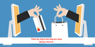 Thành lập công ty bán hàng qua mạng