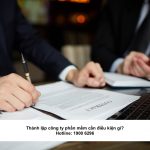 Thành lập công ty phần mềm cần điều kiện gì?